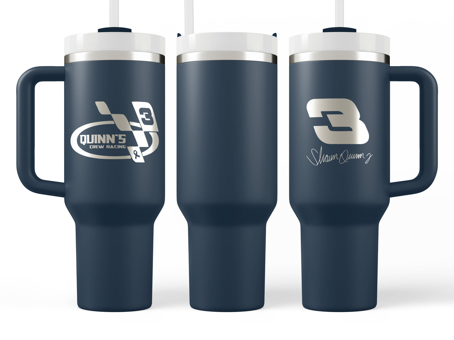 Quinn's Crew 40oz Quencher H2.0 Tumbler Stainless Steel