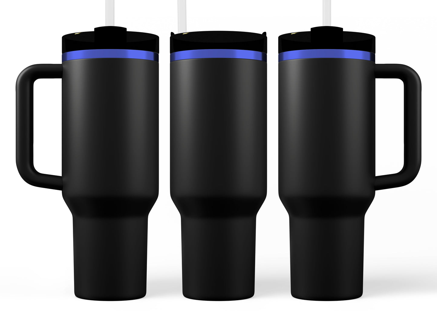 Quinn's Crew 40oz Quencher H2.0 Tumbler - Blue Chrome