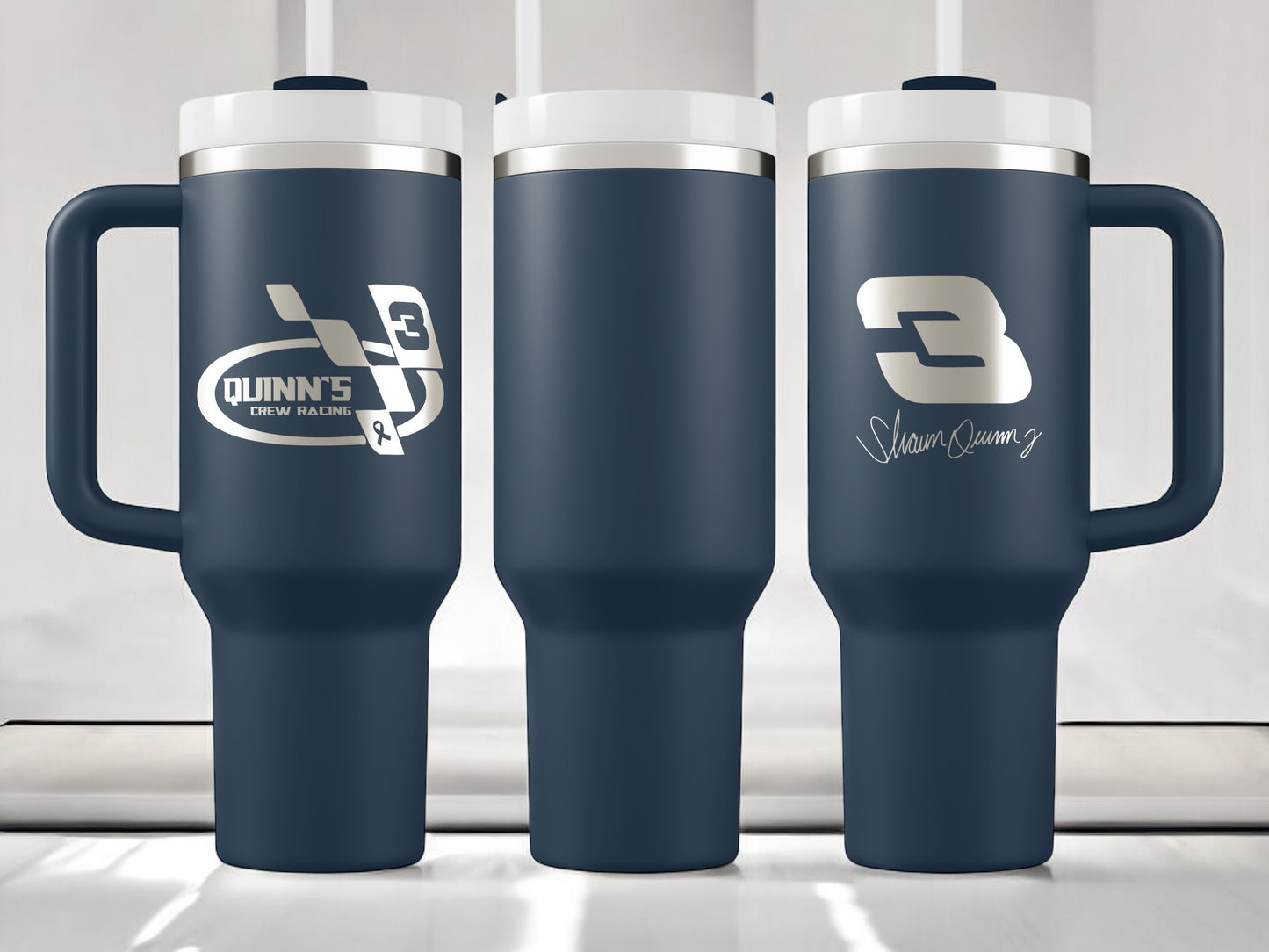 Quinn's Crew 40oz Quencher H2.0 Tumbler Stainless Steel