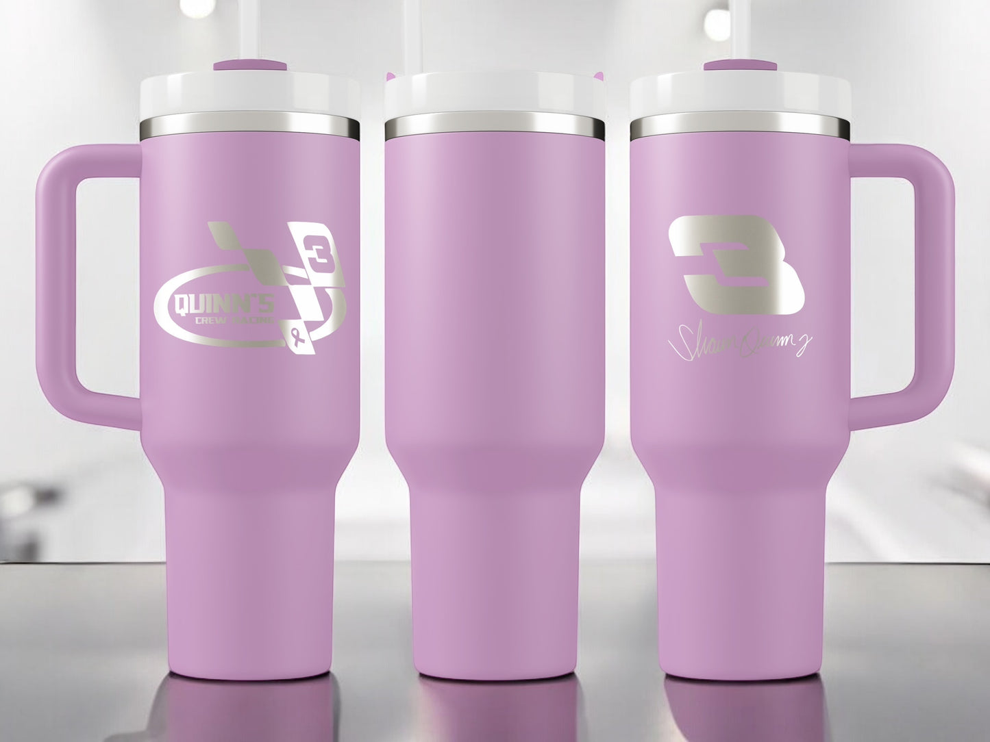 Quinn's Crew 40oz Quencher H2.0 Tumbler Stainless Steel
