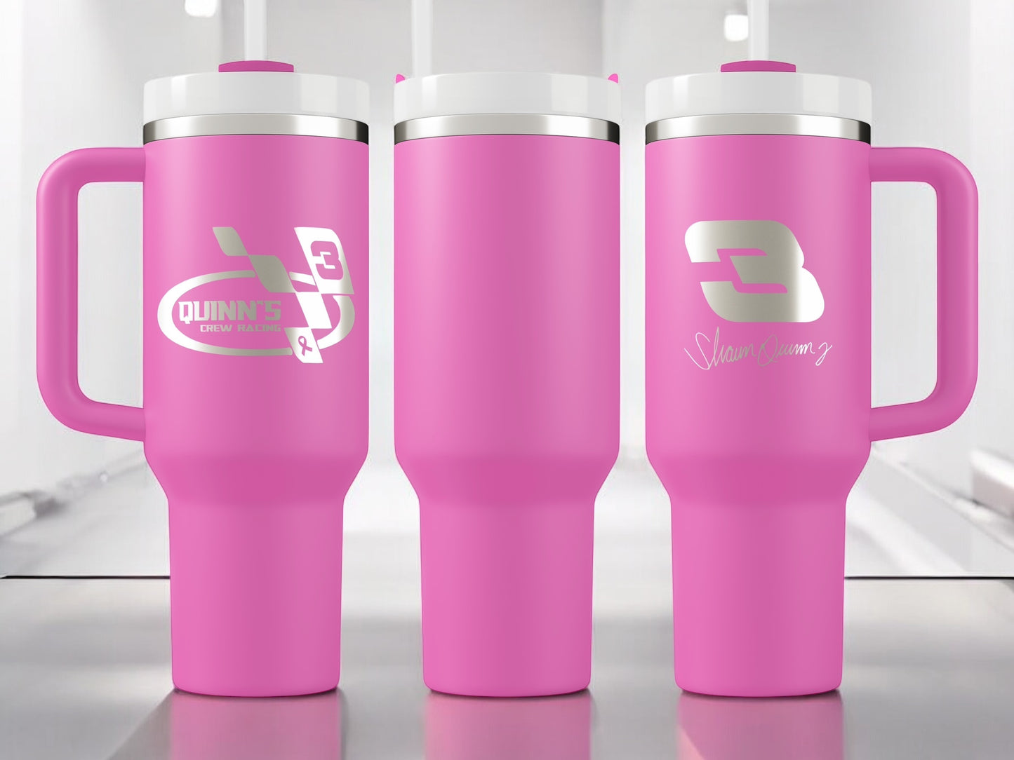 Quinn's Crew 40oz Quencher H2.0 Tumbler Stainless Steel