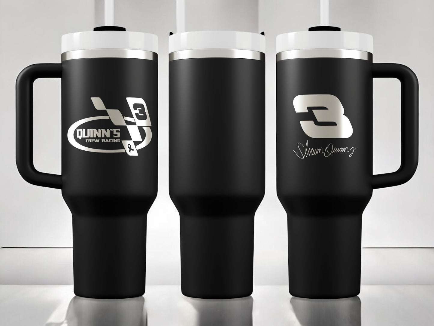Quinn's Crew 40oz Quencher H2.0 Tumbler Stainless Steel