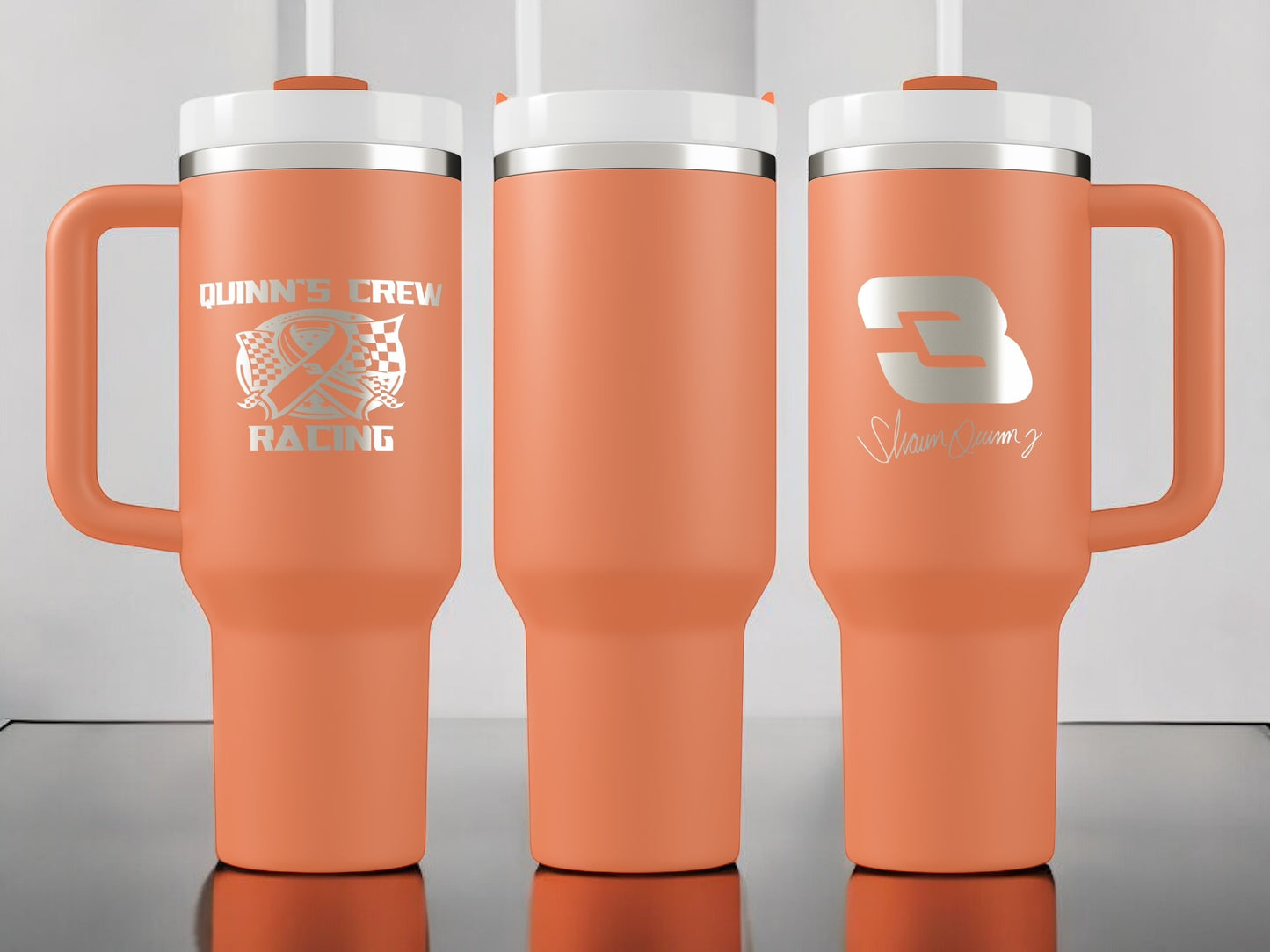Quinn's Crew 40oz Quencher H2.0 Tumbler Stainless Steel