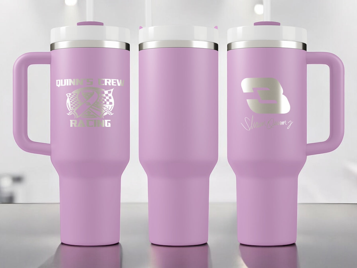 Quinn's Crew 40oz Quencher H2.0 Tumbler Stainless Steel