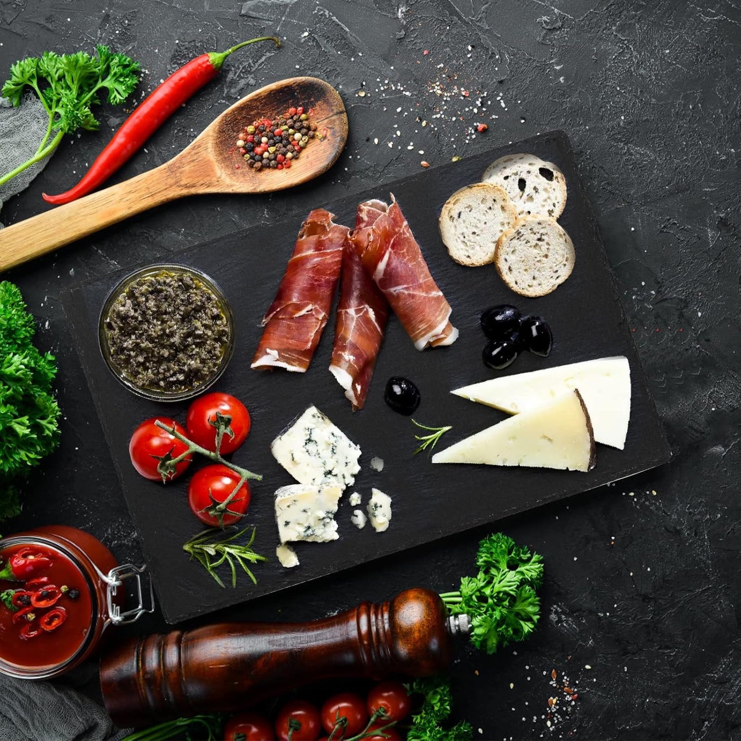 Slate Charcuterie Board