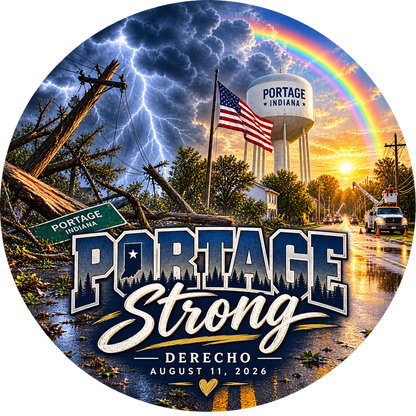 2026 Town Strong Derecho Ornament | Northwest Indiana Town Pride