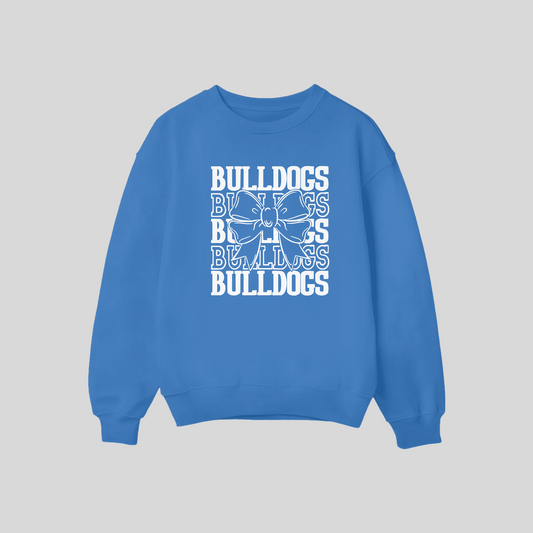 Bulldog Retro Sunglasses Crew Neck Sweatshirts