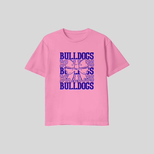 Bulldogs Coquette Bow T-Shirt