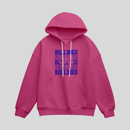 Bulldogs Coquette Bow Hoodie