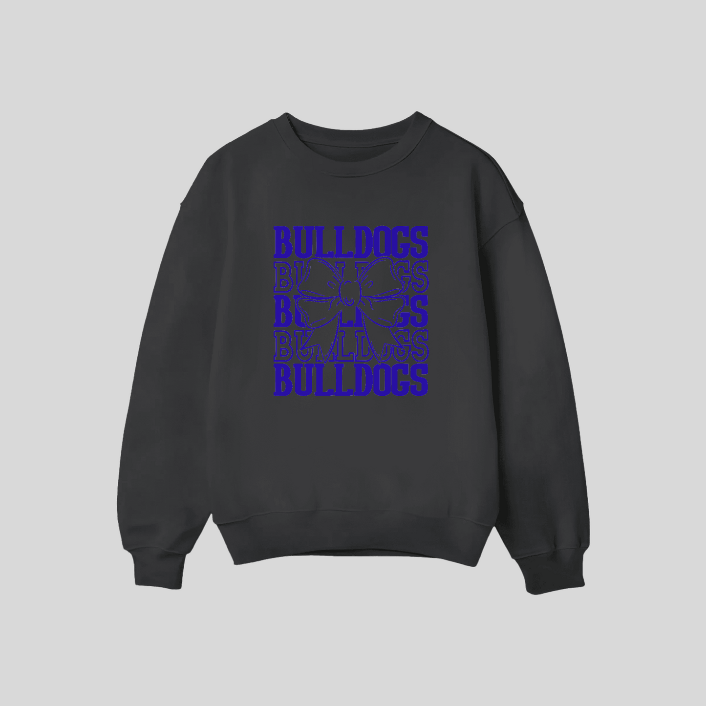Bulldog Retro Sunglasses Crew Neck Sweatshirts