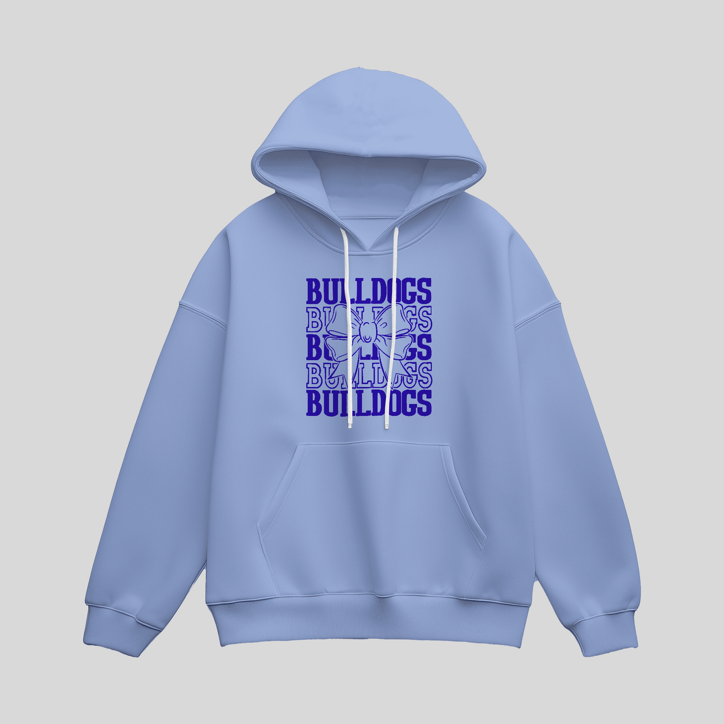 Bulldogs Coquette Bow Hoodie