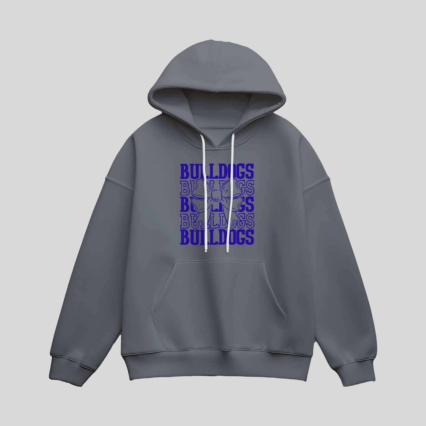 Bulldogs Coquette Bow Hoodie