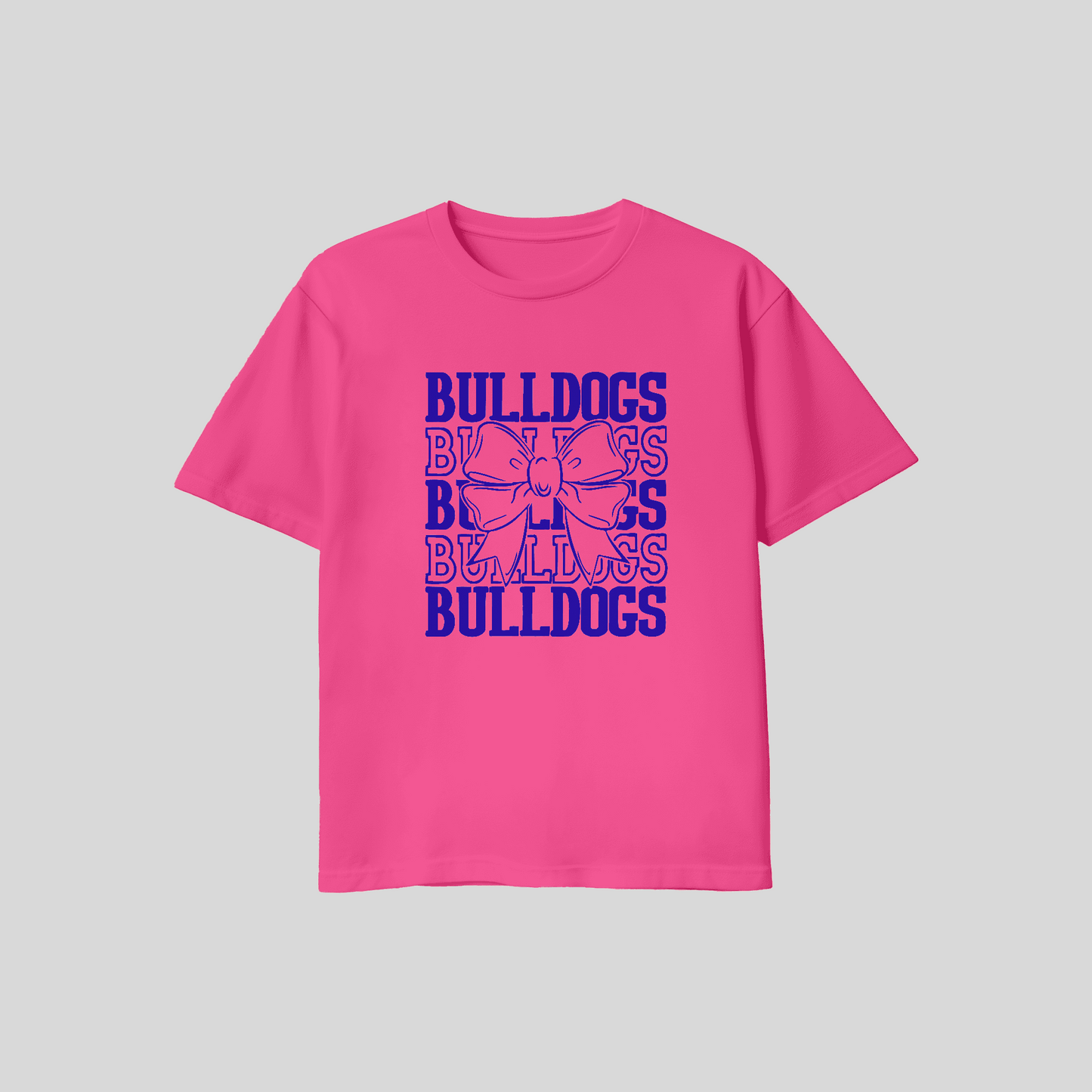 Bulldogs Coquette Bow T-Shirt