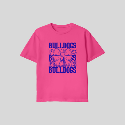 Bulldogs Coquette Bow T-Shirt