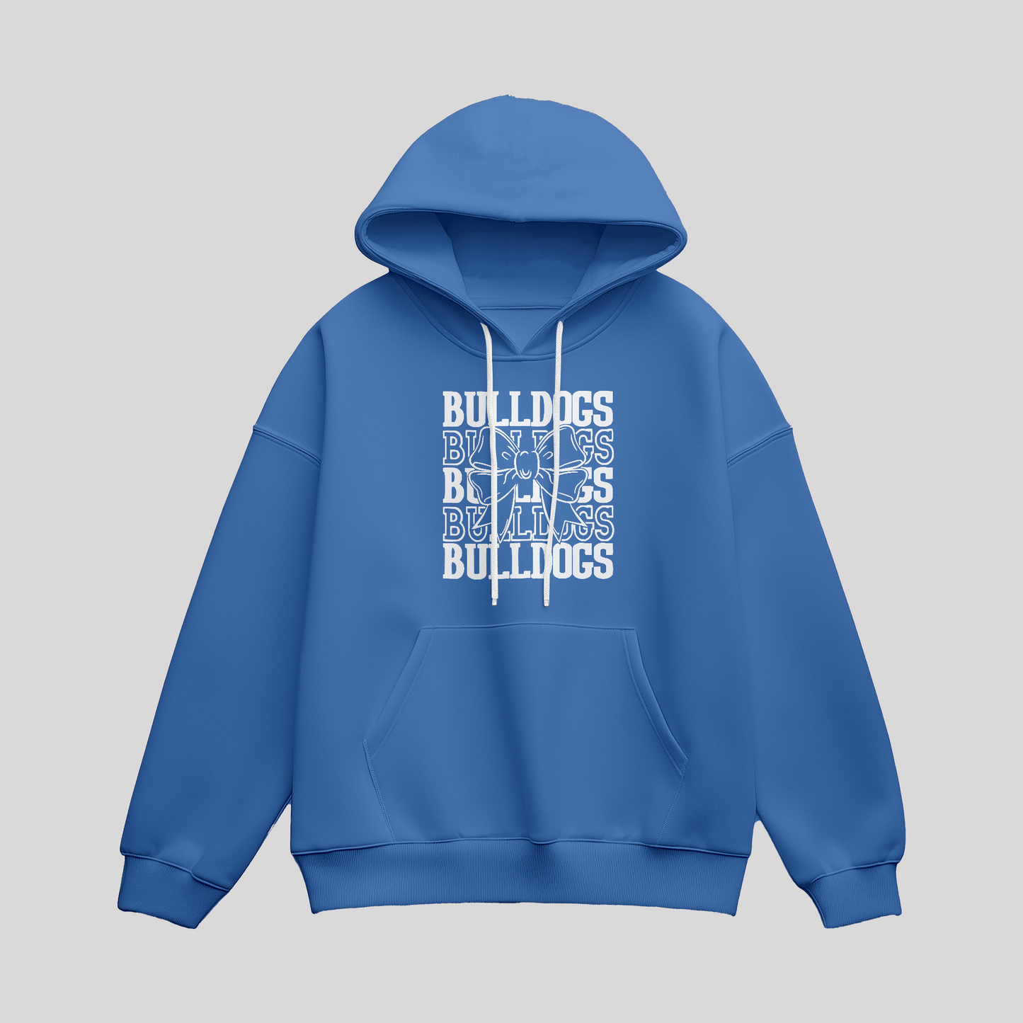 Bulldogs Coquette Bow Hoodie