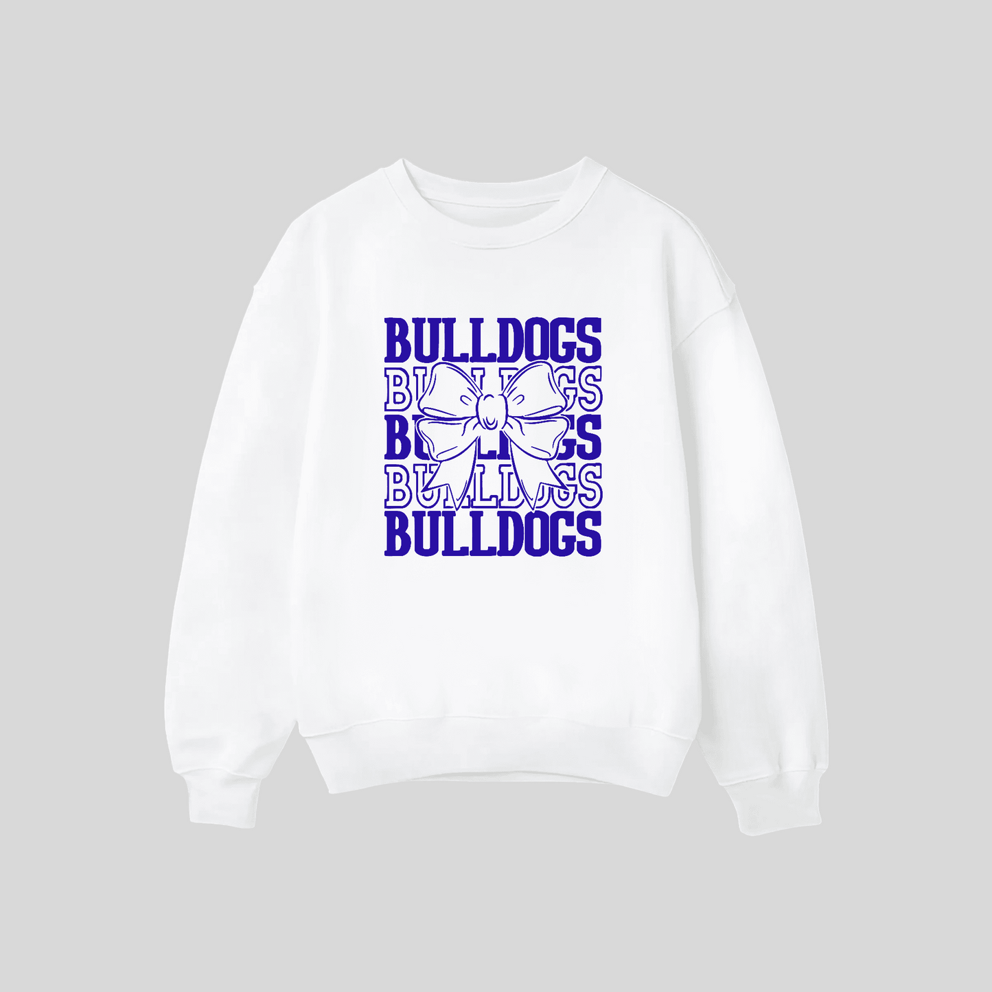 Bulldog Retro Sunglasses Crew Neck Sweatshirts