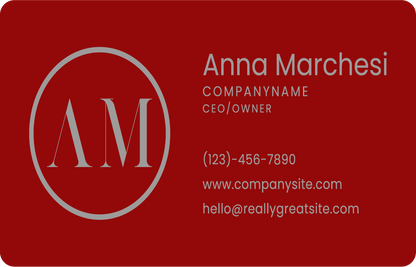 Metal Business Cards (.45mm Thickness)