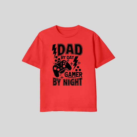 Day By Day Gamer By Night T-Shirt