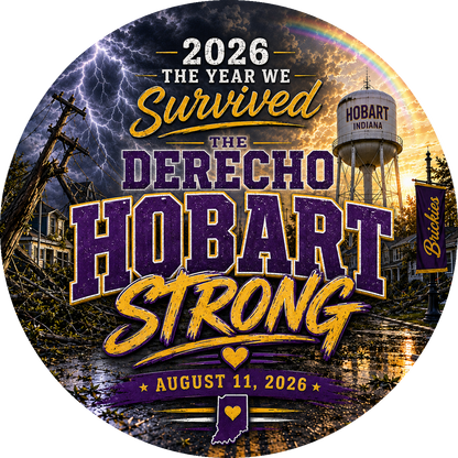2026 Town Strong Derecho Ornament | Northwest Indiana Town Pride