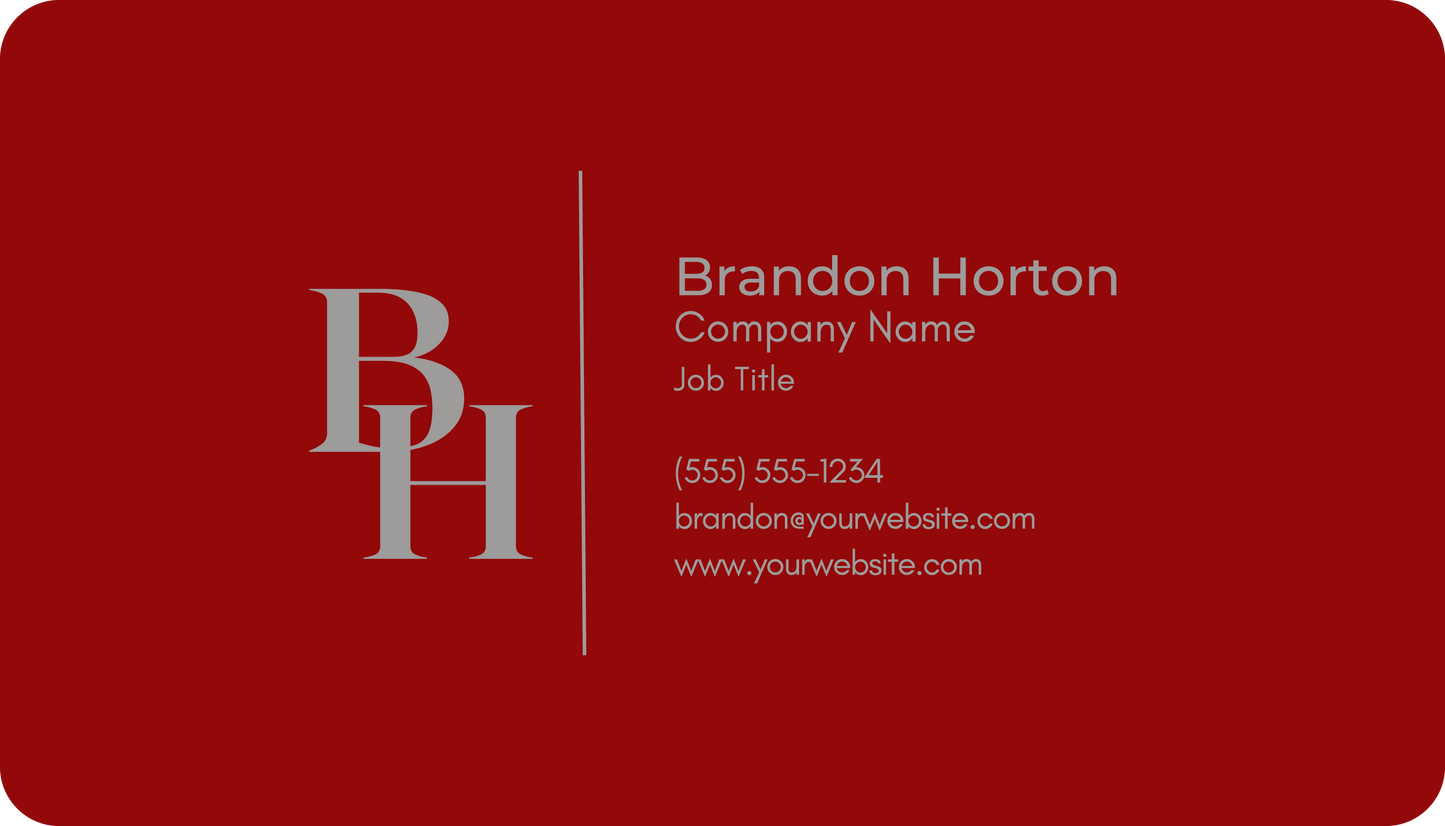 Metal Business Cards (.45mm Thickness)