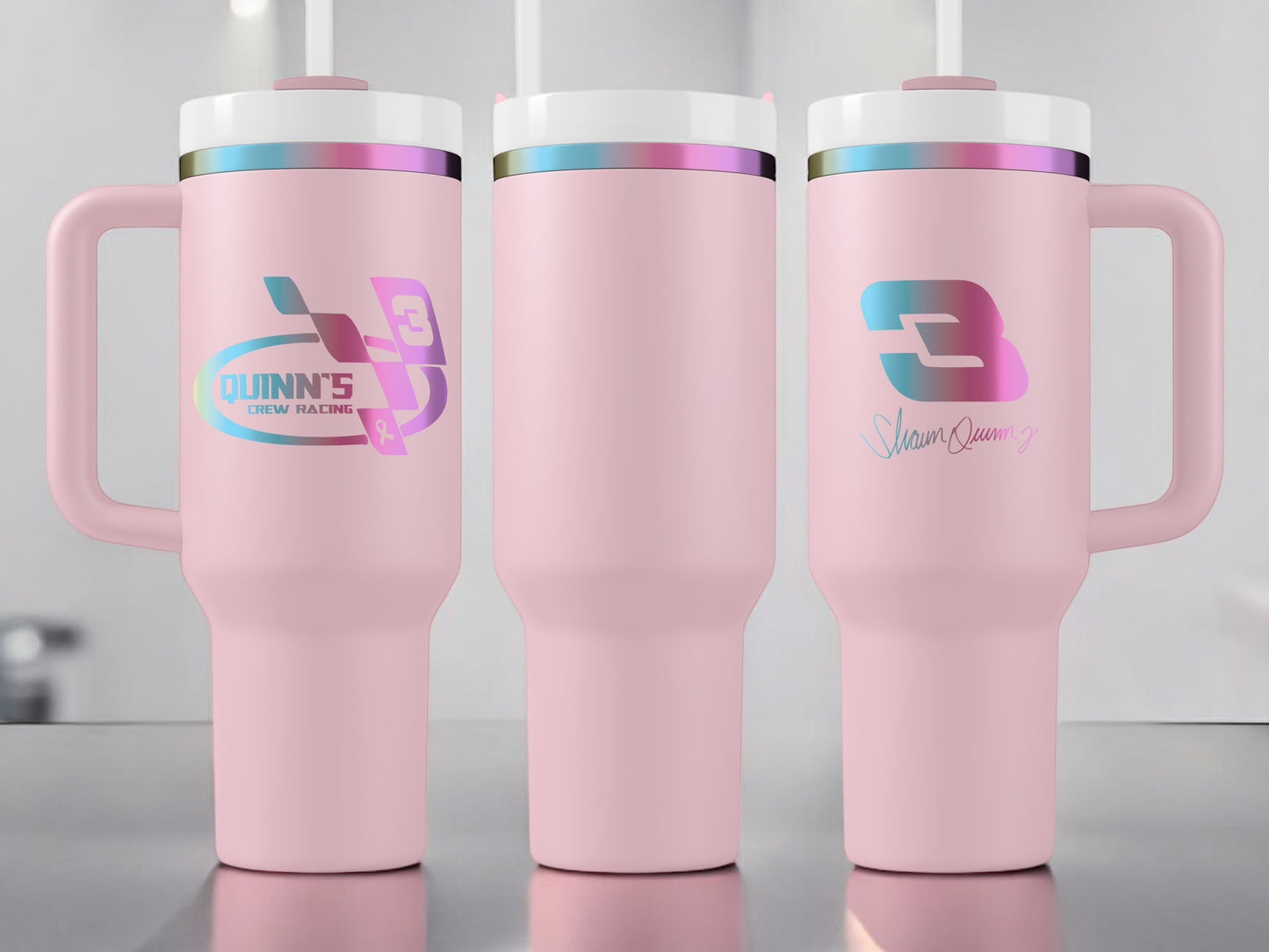Quinn's Crew 40oz Quencher H2.0 Tumbler Prism