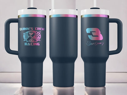 Quinn's Crew 40oz Quencher H2.0 Tumbler Prism