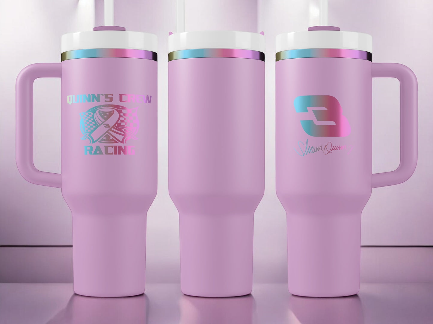 Quinn's Crew 40oz Quencher H2.0 Tumbler Prism