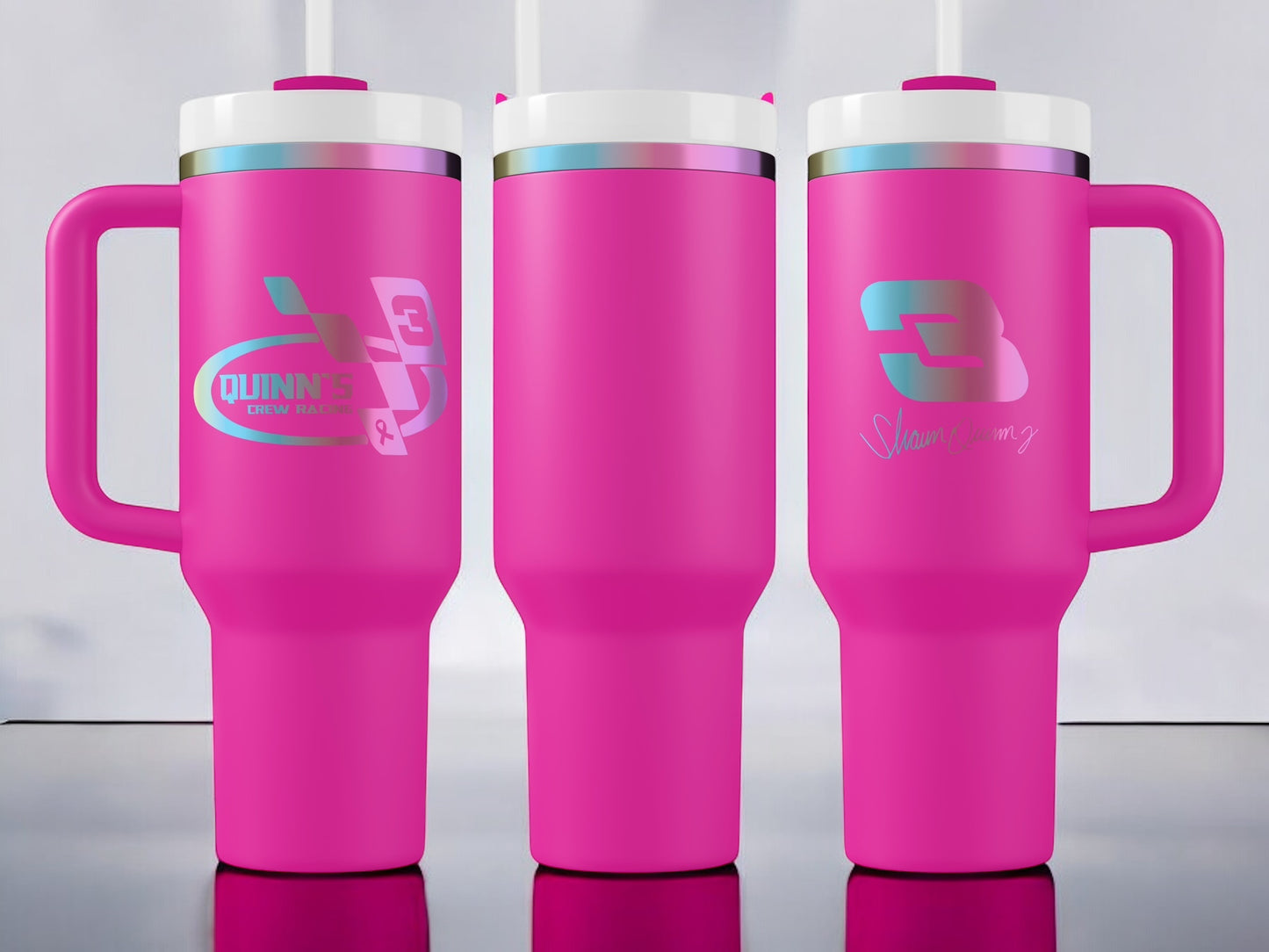 Quinn's Crew 40oz Quencher H2.0 Tumbler Prism