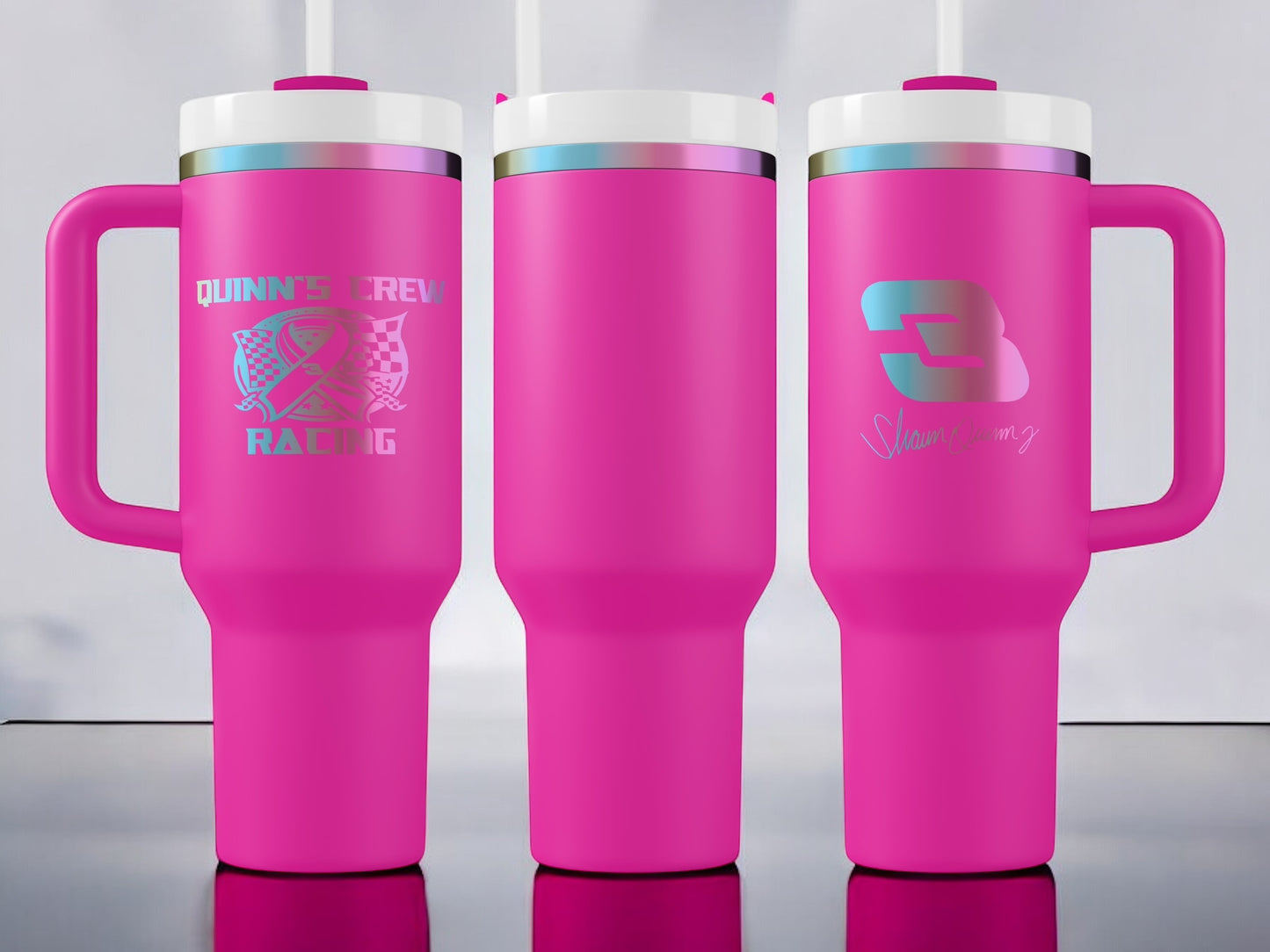 Quinn's Crew 40oz Quencher H2.0 Tumbler Prism