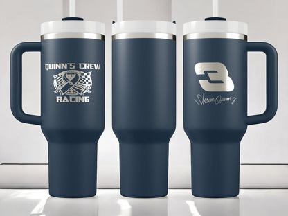 Quinn's Crew 40oz Quencher H2.0 Tumbler Stainless Steel