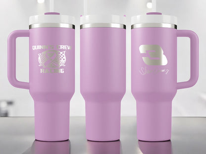 Quinn's Crew 40oz Quencher H2.0 Tumbler Stainless Steel