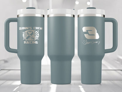 Quinn's Crew 40oz Quencher H2.0 Tumbler Stainless Steel