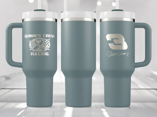 Quinn's Crew 40oz Quencher H2.0 Tumbler Stainless Steel