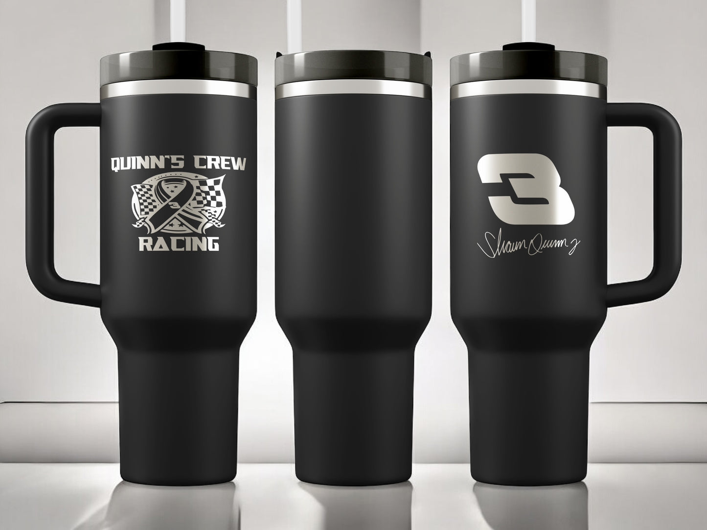 Quinn's Crew 40oz Quencher H2.0 Tumbler Stainless Steel