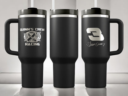 Quinn's Crew 40oz Quencher H2.0 Tumbler Stainless Steel