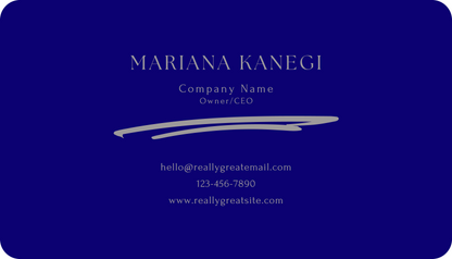 Metal Business Cards (.45mm Thickness)