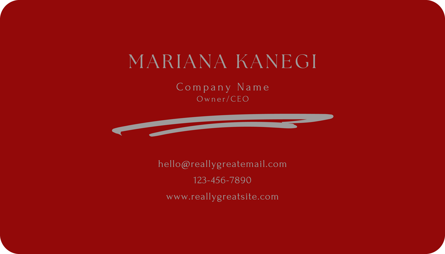 Metal Business Cards (.45mm Thickness)