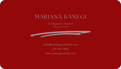 Metal Business Cards (.45mm Thickness)