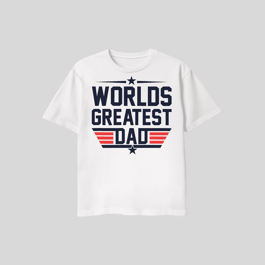 Top Gun Style World's Greatest Dad T-Shirt