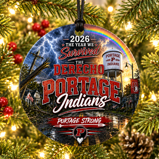 2026 Town Strong Derecho Ornament | Northwest Indiana Town Pride
