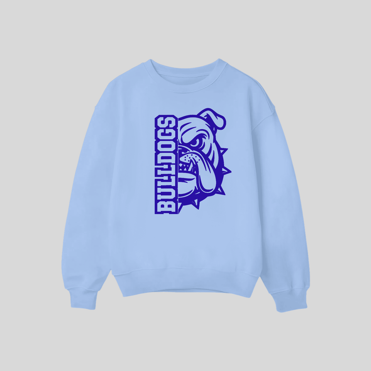 Vertical Bulldog Crew Neck Sweatshirt