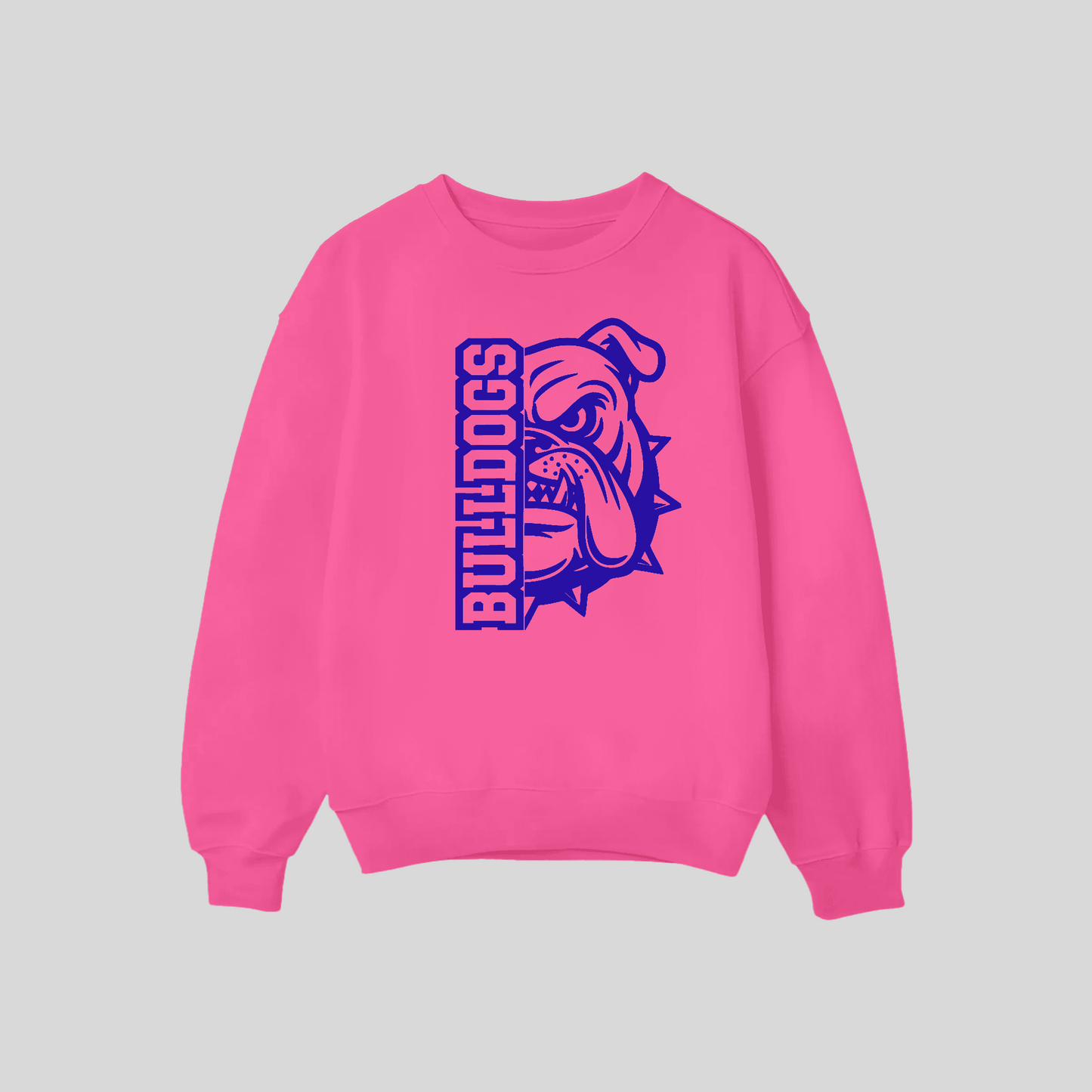 Vertical Bulldog Crew Neck Sweatshirt