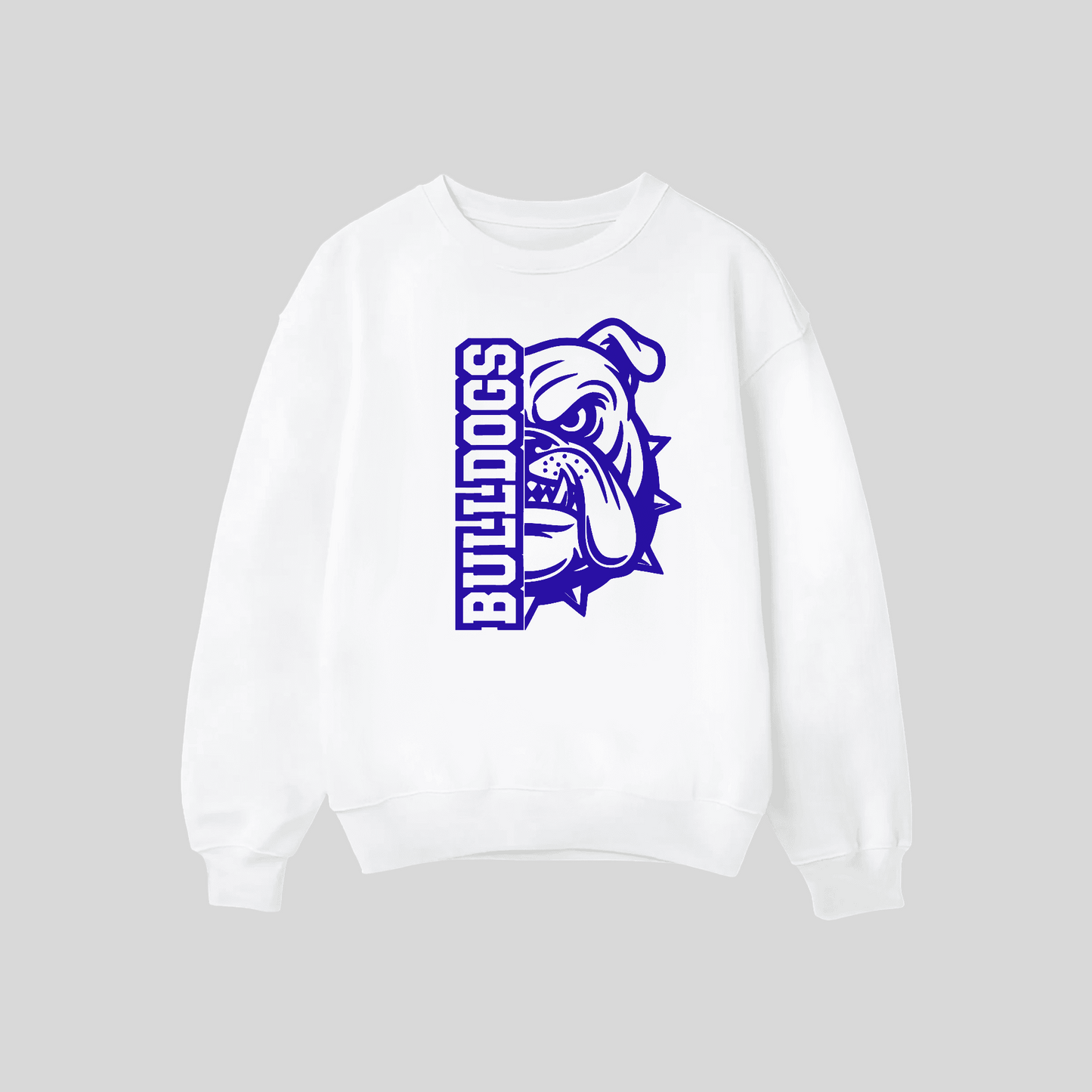 Vertical Bulldog Crew Neck Sweatshirt